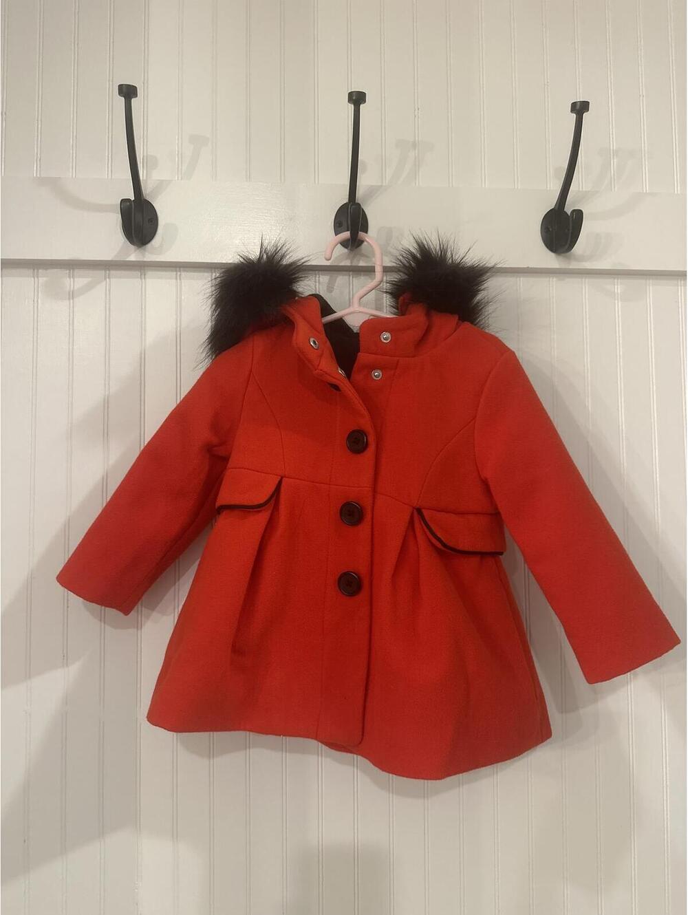Cat & Jack Little Girls Pea Coat 18 months